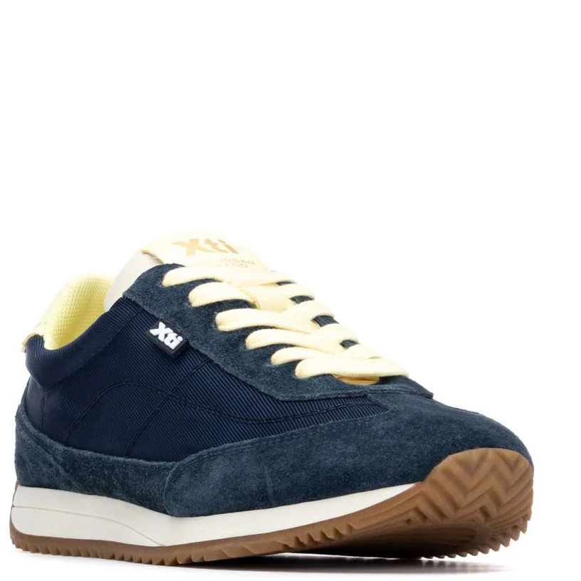 XTI Navy Retro Sneakers - Image 3