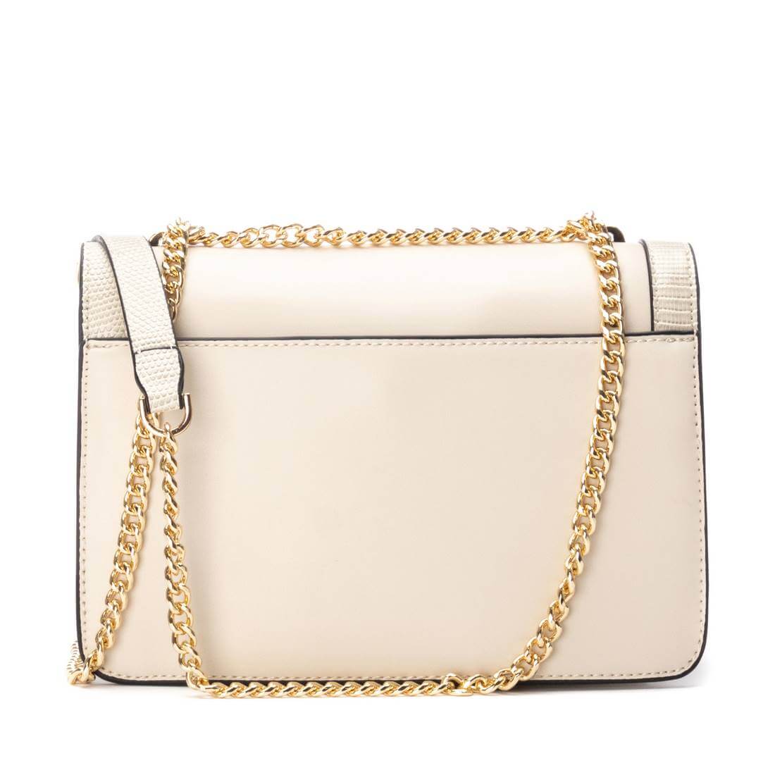 XTI Small Box Shoulder Bag - Cream - Image 3