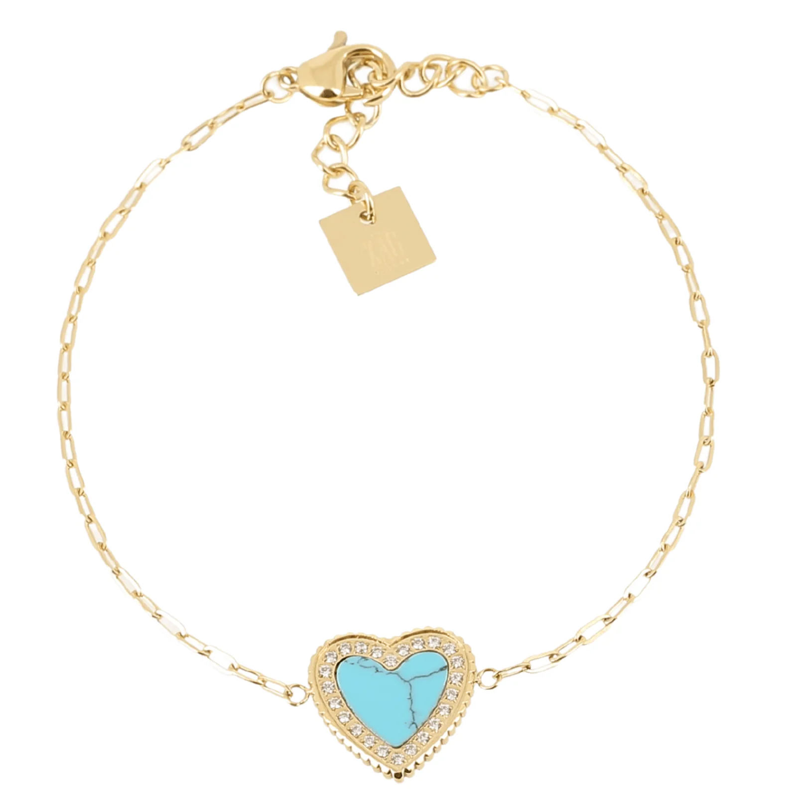 ZAG Fidelity Gold Heart Bracelet