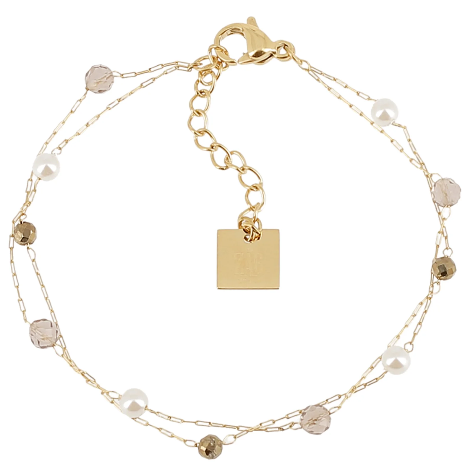 ZAG Gold Dainty Bead Chain Bracelet