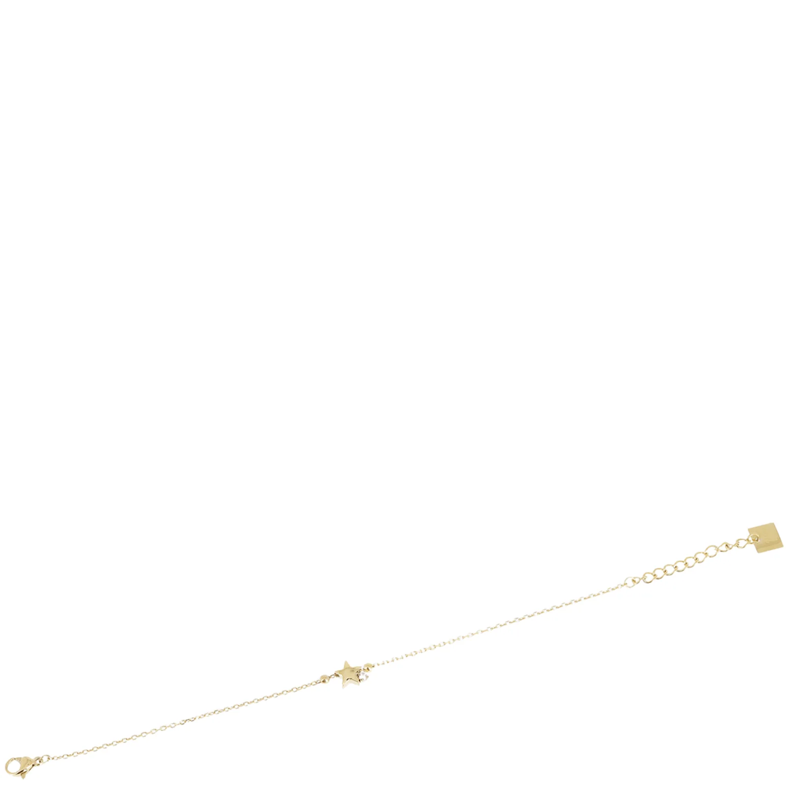 ZAG Gold Dainty Chain Tiny Star Pendant Bracelet