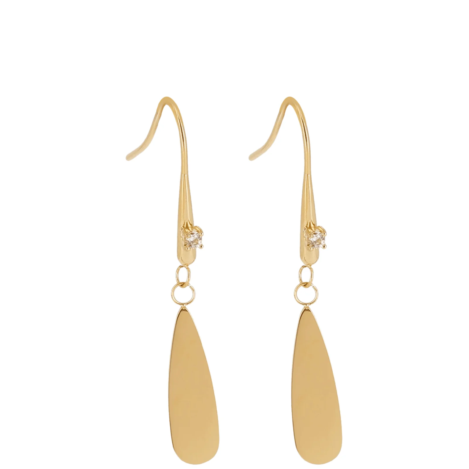 ZAG Gold Dangle Drop Earrings