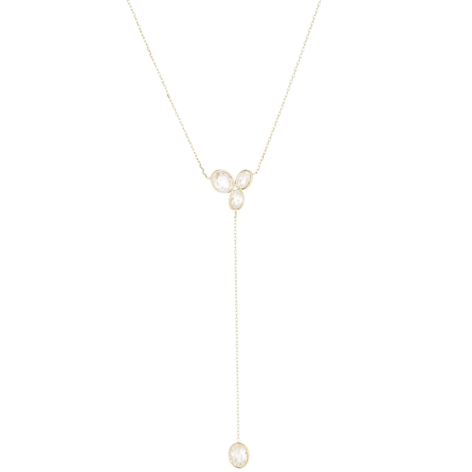 ZAG Gold Galane Lariat Necklace