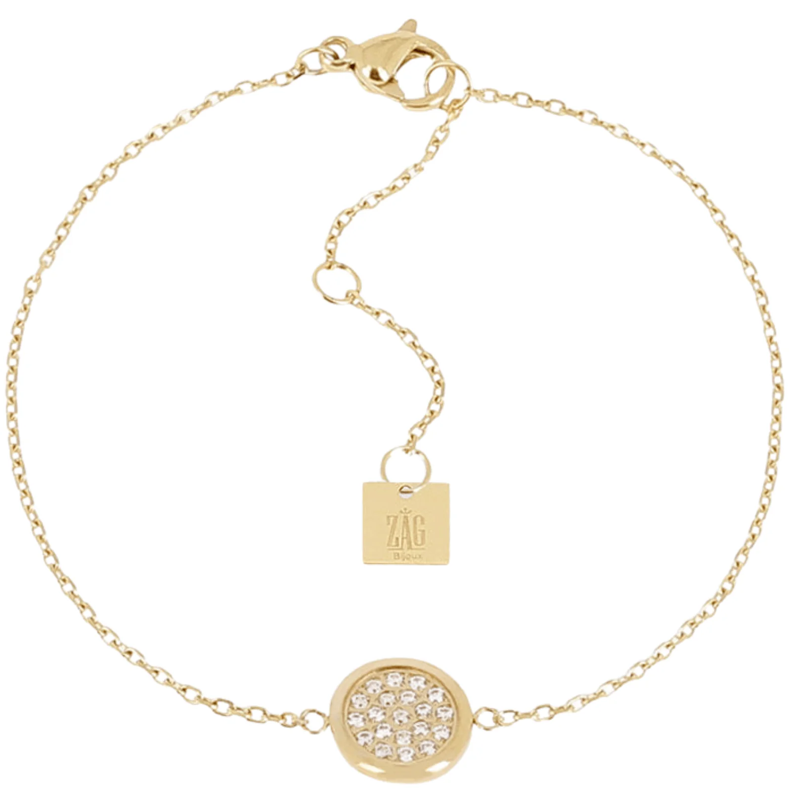 ZAG Gold Izou Disc Bracelet