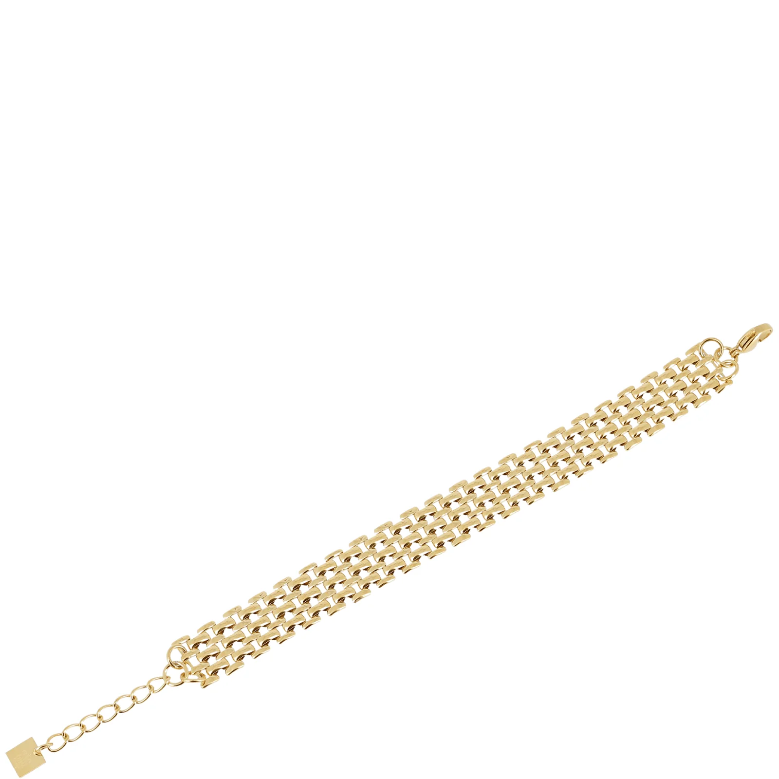 ZAG Gold Nate Flat Link Bracelet