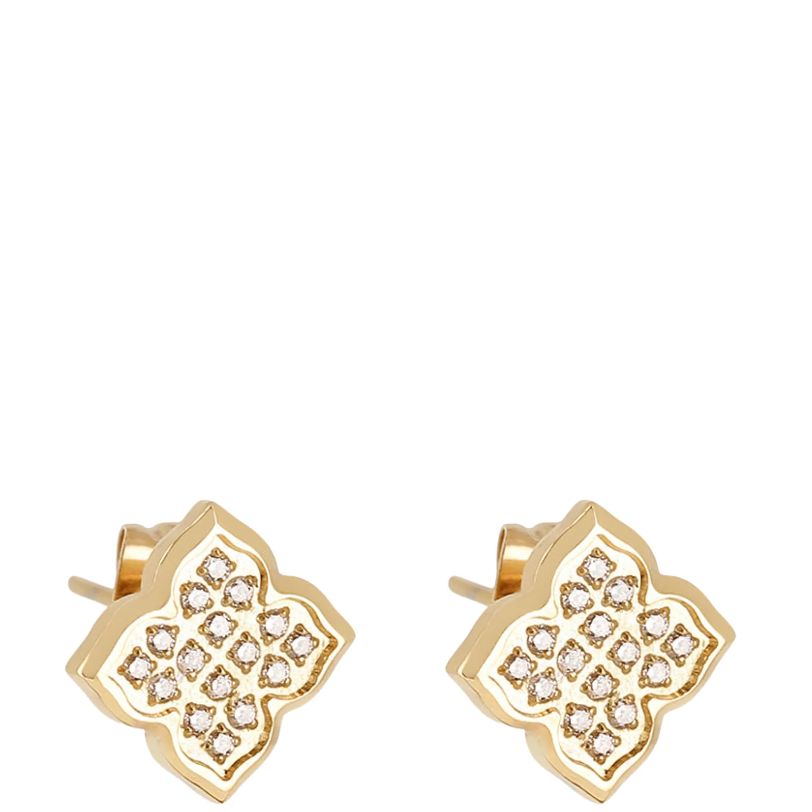 ZAG Gold Norris Stud Earrings