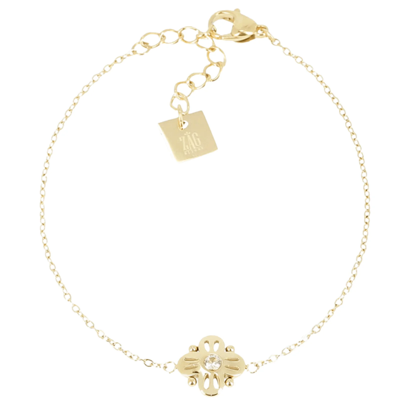 ZAG Gold Paquerette Dainty Chain Bracelet
