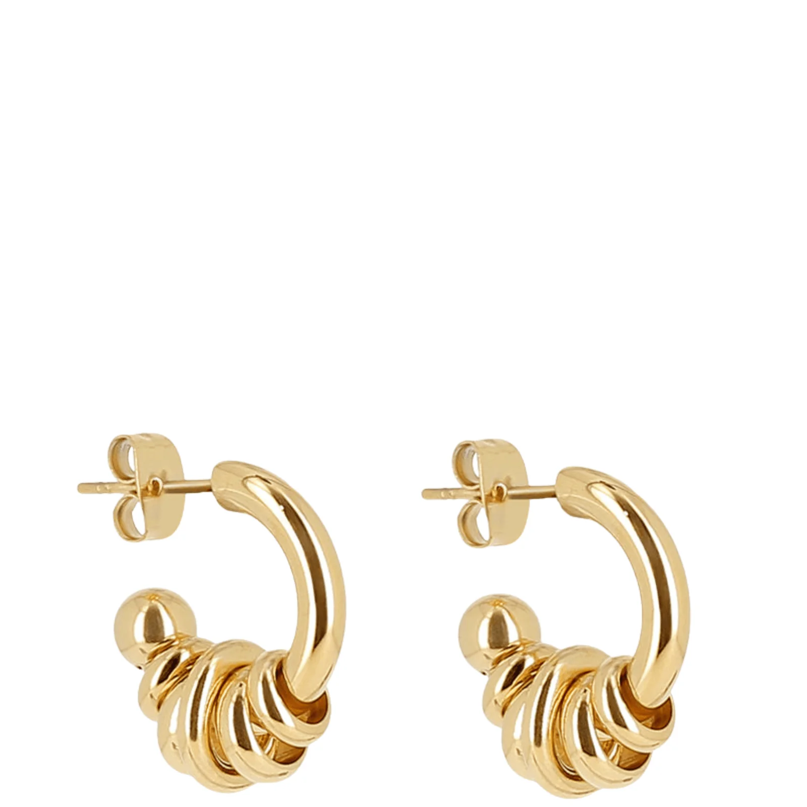 ZAG Gold Portia Hoop Earrings