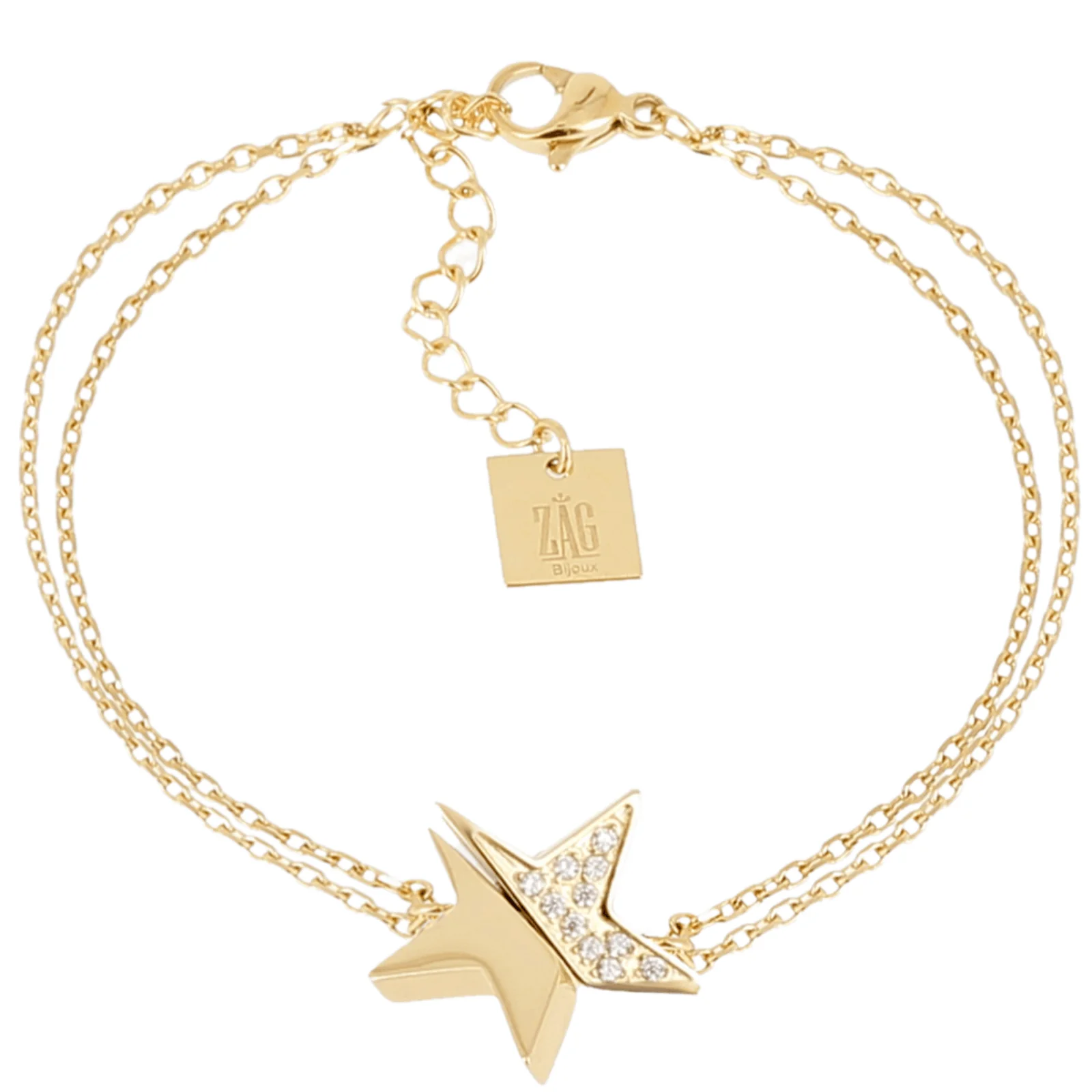 ZAG Gold Simple Star Bracelet
