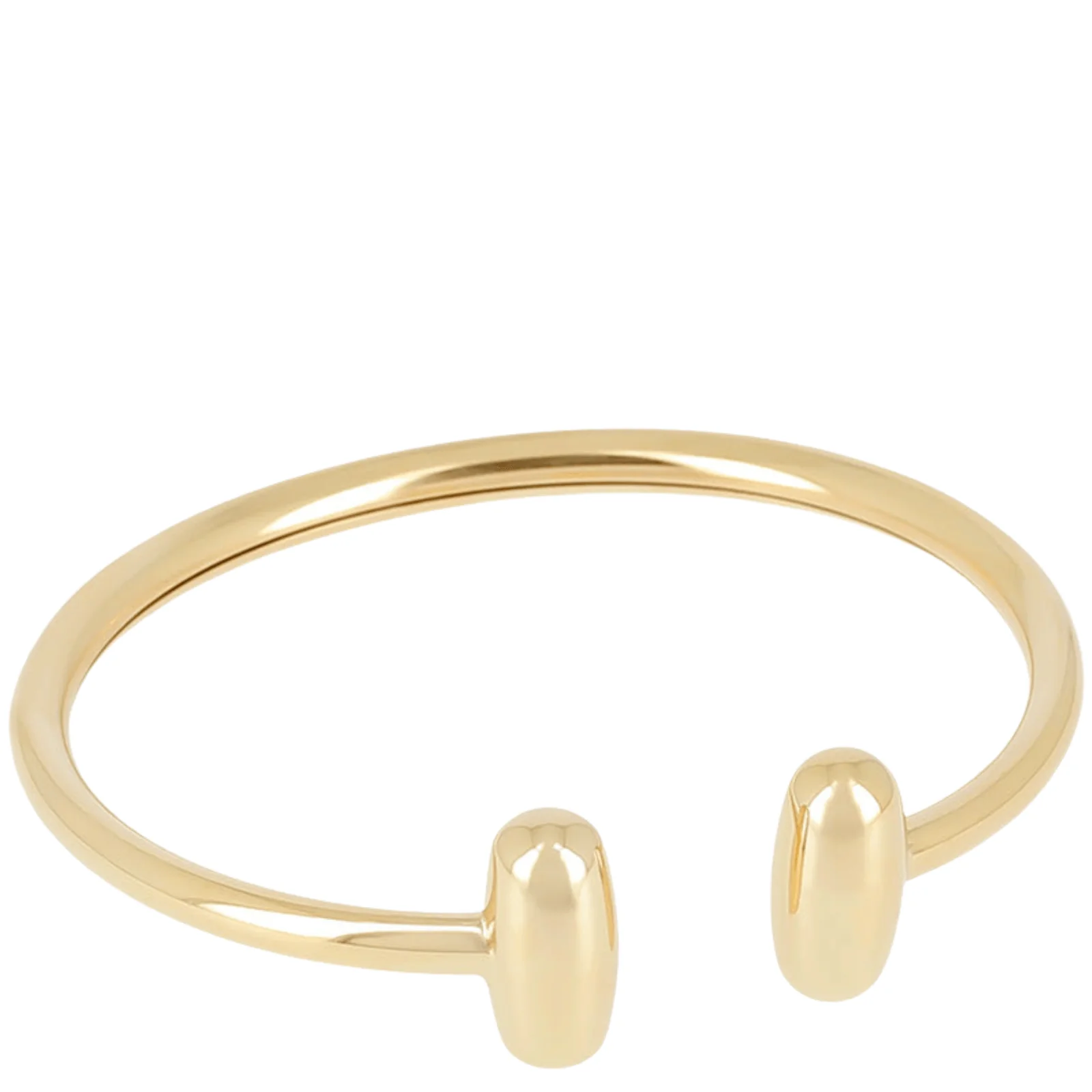 ZAG Gold Simple Torque Bangle