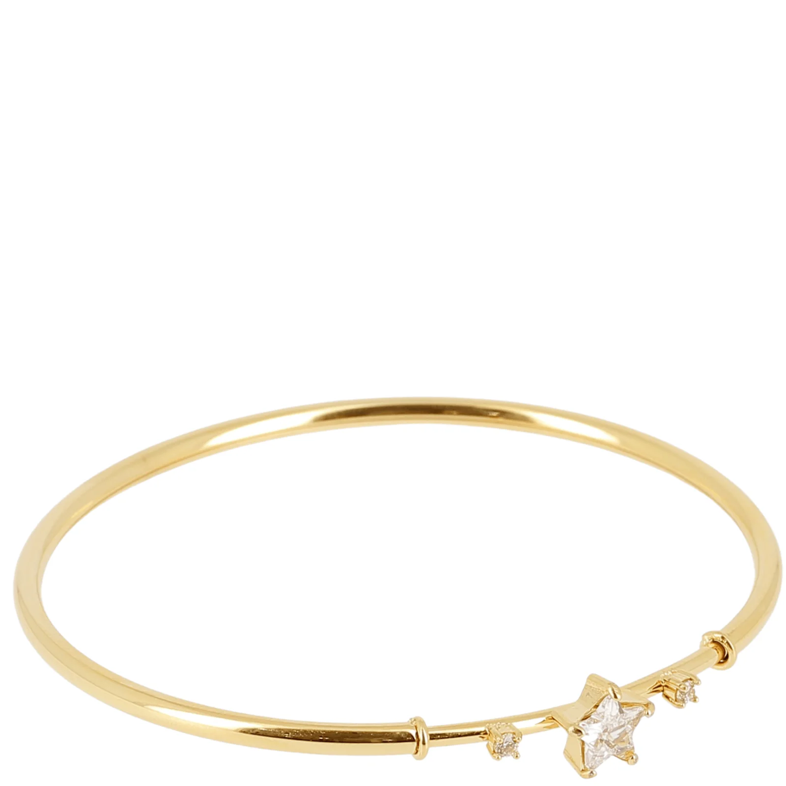 ZAG Gold Star Crystal Bangle