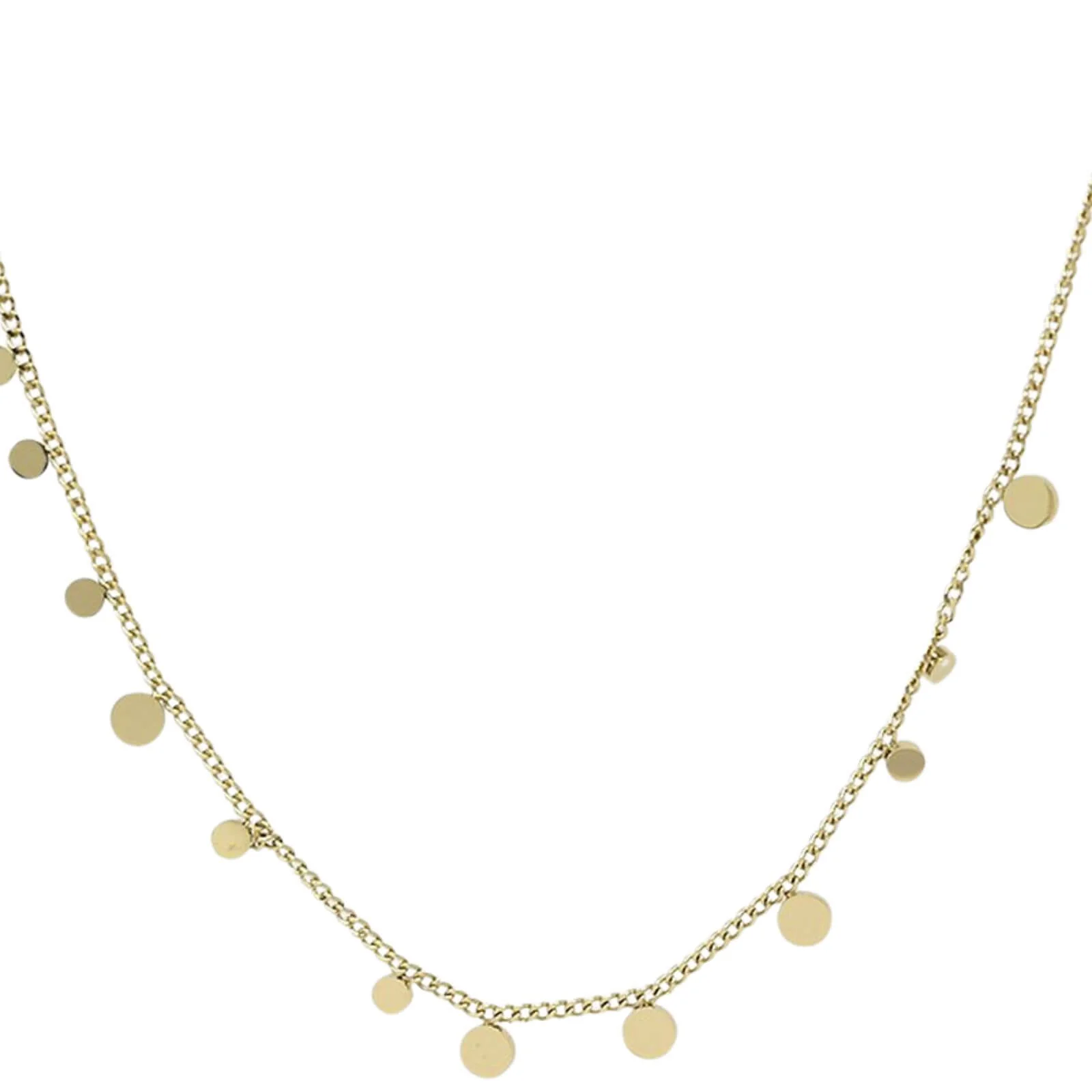 ZAG Mini Confetti Gold Necklace