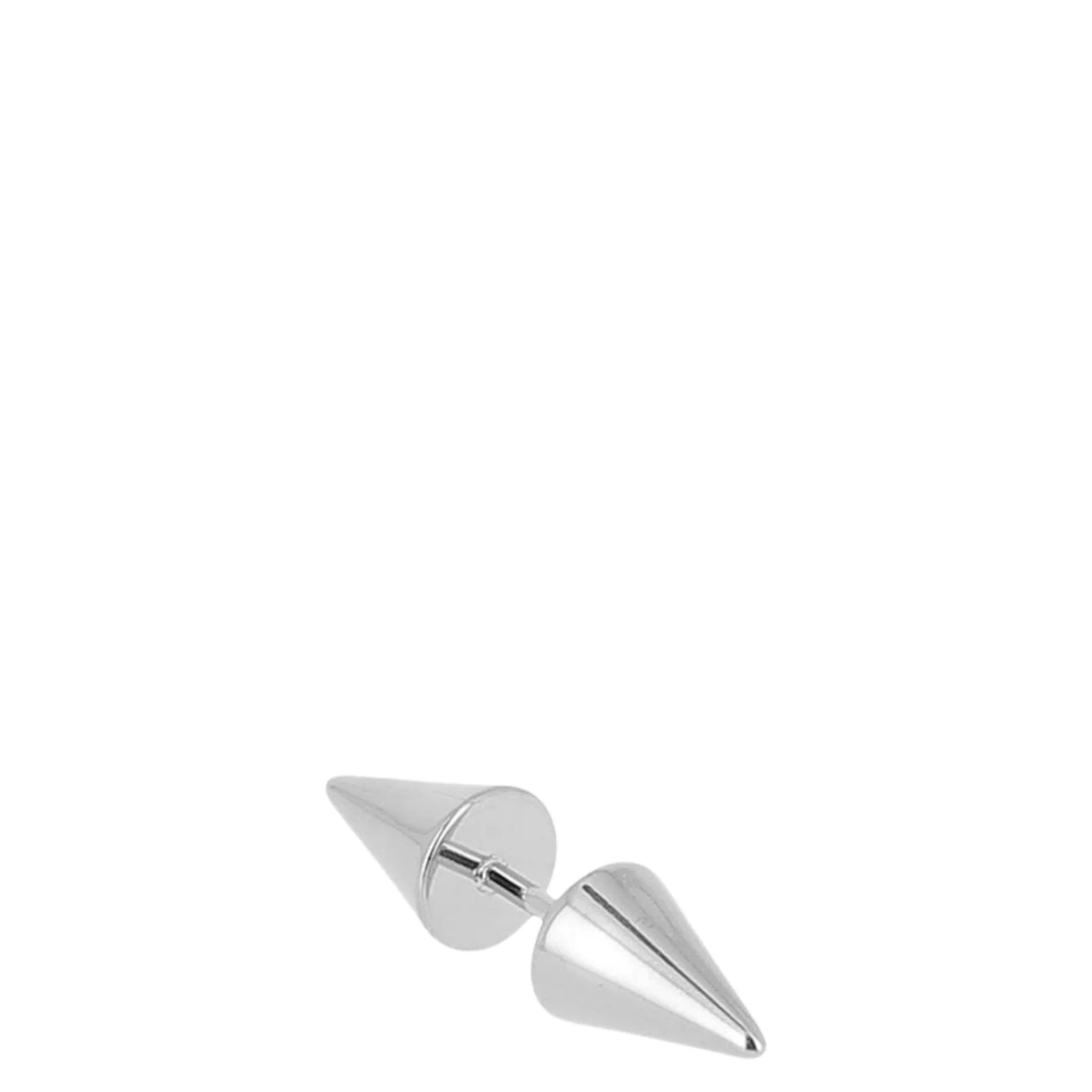 ZAG Silver Double Sided Spike Stud Earrings