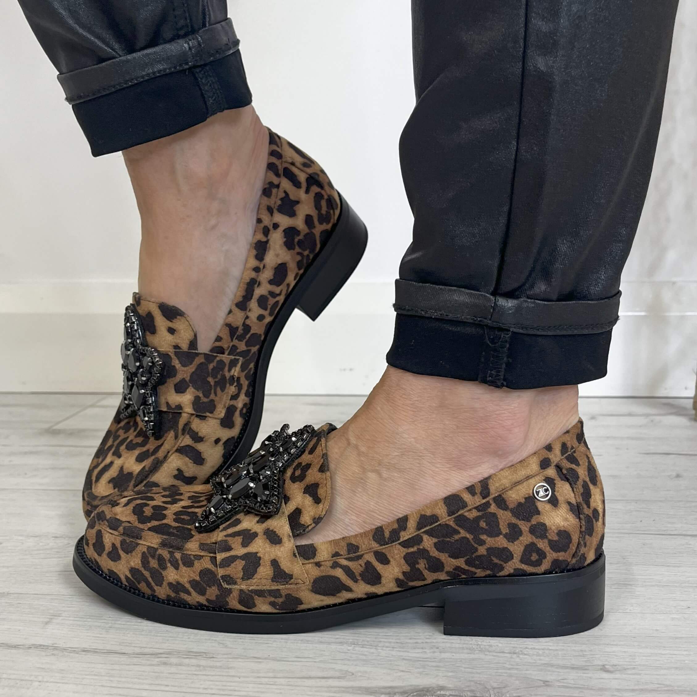 Zanni & Co Afyon One Loafers - Leopard Star - Image 4